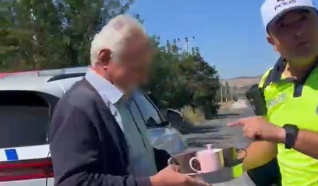 Ceza yememek için eşini yolda bıraktı, polisten "evde bulaşık yıkama cezası" aldı