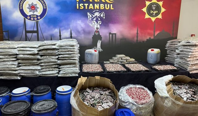 İstanbul’da uyuşturucu operasyonları hız kesmiyor! 9 ayda 11,8 ton uyuşturucu ele geçirildi