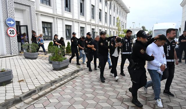 Kocaeli merkezli 4 ilde suç örgütü operasyonu! 7 şüpheli tutuklandı