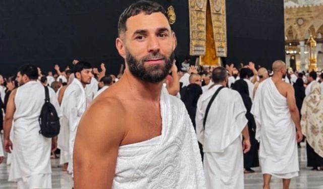 Karim Benzema Mekke'den Kabe fotoğrafı paylaştı
