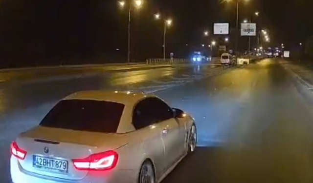 Konya’da trafikte gerilim: İki araç önünü kesti, sürücü polisi aradı