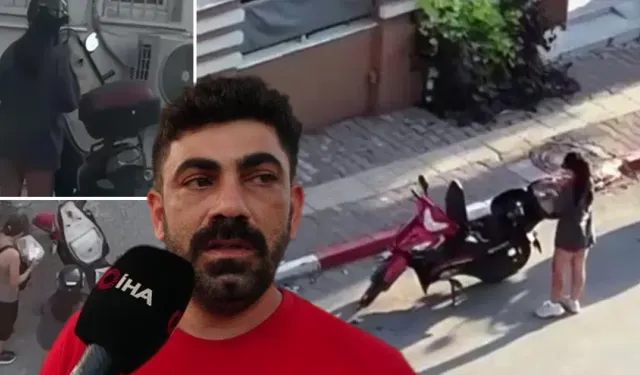 Makarnayı yedi, kuryenin peşine düştü! Gerçek şaşırttı