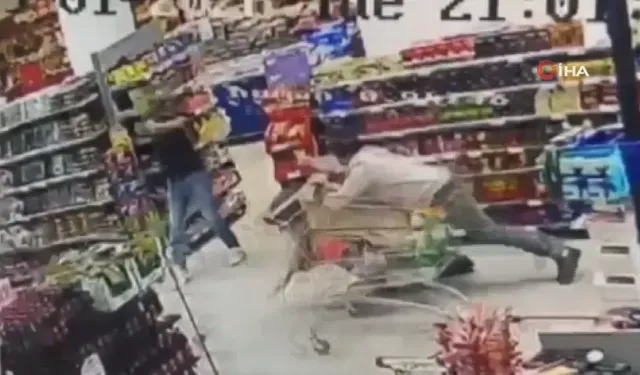 Sincan’da markette silahlı kavga: Bir kişi bacağından vuruldu