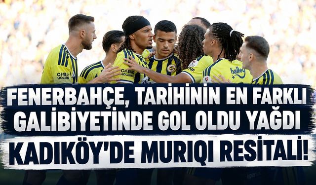 Fenerbahçe - Eyüpspor: 8-0 MAÇ SONUCU. Fenerbahçe'de tarihinin en farklı galibiyeti
