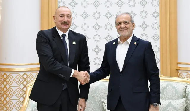 Aliyev ile Pezeşkian görüştü: Kritik proje son aşamada