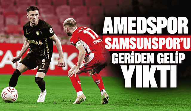 Amedspor Süper Lig'de liderliğe yükseldi