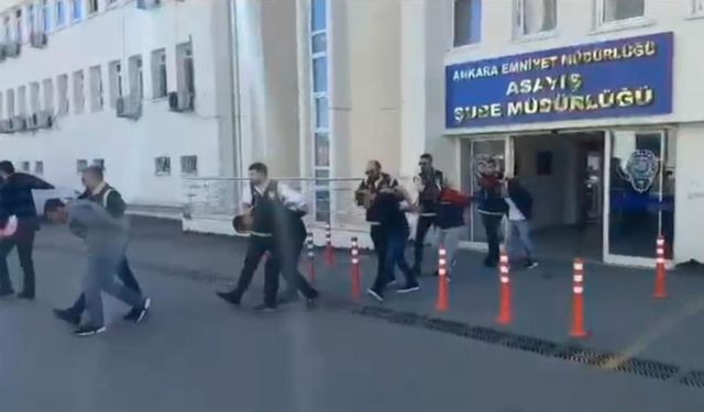 Ankara’da iş yerine yönelik silahlı saldırı kamerada: 6 şüpheli yakalandı