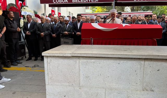 Ankara’da şehit olan polis Ahmet Türkoğlu son yolculuğuna uğurlandı