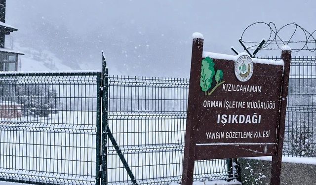 Ankara’nın yüksek kesimlerinde kar sürprizi: Yaylalar beyaza büründü