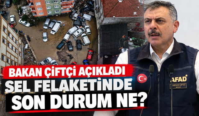 Bakan Çiftçi açıkladı: İstanbul'daki sel felaketinde son durum ne?