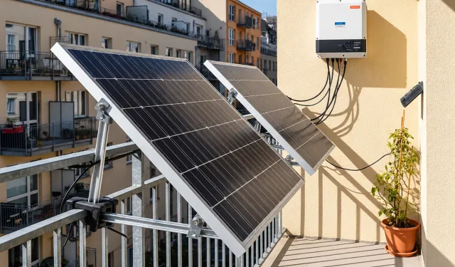 Balkonunuz elektrik üretebilir! Faturayı düşürmenin yeni yolu