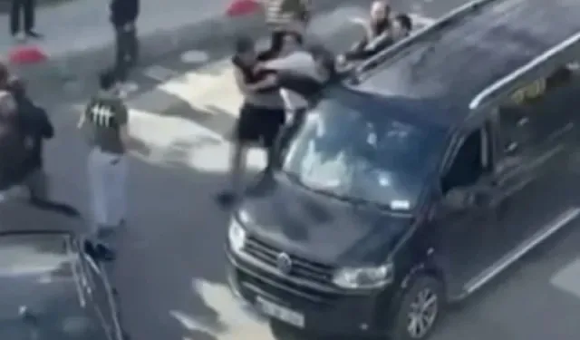 Bayrampaşa’da yol verme kavgası büyüdü: Kafa atınca ortalık karıştı