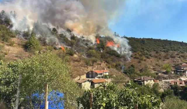 Bursa Büyükorhan’da orman alarmı: Alevlere havadan ve karadan müdahale