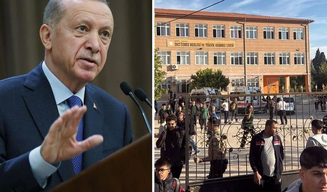 Cumhurbaşkanı Erdoğan'dan okul saldırılarıyla ilgili dikkat çeken açıklama