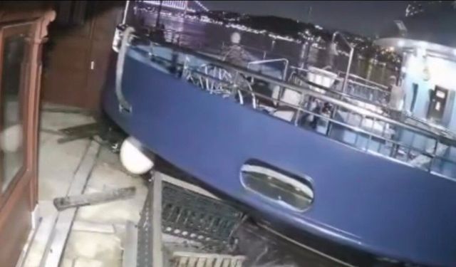 Derin Mermerci'nin 200 yıllık yalısına vapur çarptı
