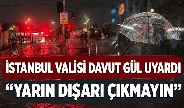 İstanbul Valiliği sağanak yağışın bilançosunu açıkladı