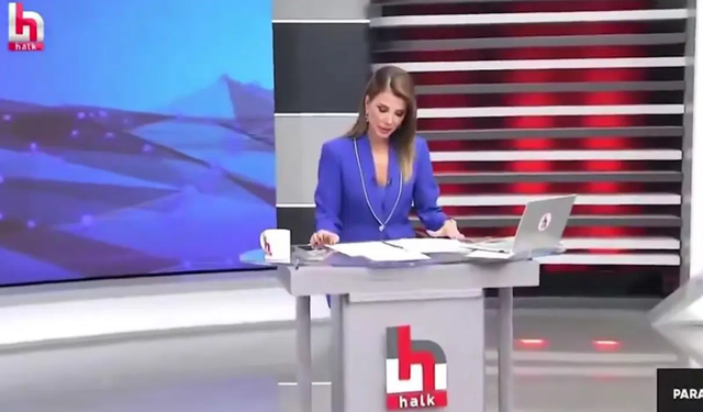 Kayyum atanan Halk TV'de yayının durdurulduğu anlar!