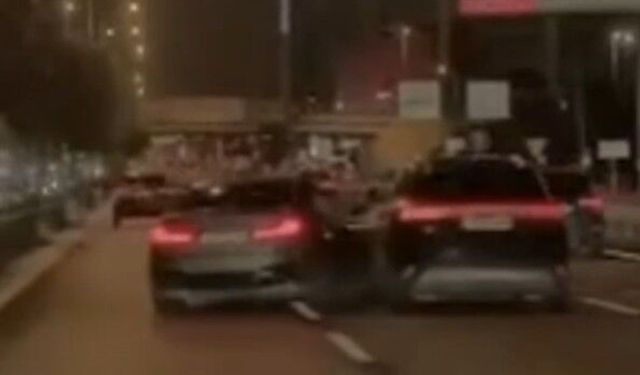 Kazaya neden olup olay yerinden kaçtı! O anlar kamerada