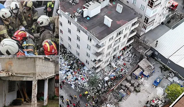 Maltepe'deki çöken binada can kaybı 3'e yükseldi