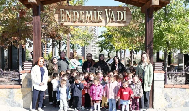 Pursaklar’da çocuklar sınıftan çıktı, doğayı keşfetmeye başladı