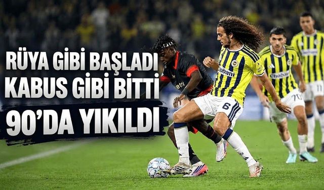 Fenerbahçe: 2 - Slavia Prag: 2 - | MAÇ SONUCU, ÖZETİ ve GOLLERİ