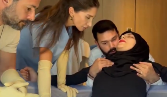 Tanzanya’dan doğum için ikinci kez İstanbul’a geldi! Doğum sırasında Türk kahvesi içti
