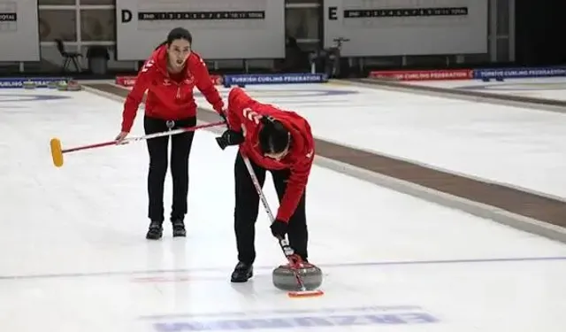 Türkiye Avrupa Kadınlar Curling Şampiyonası'na galibiyetle başladı