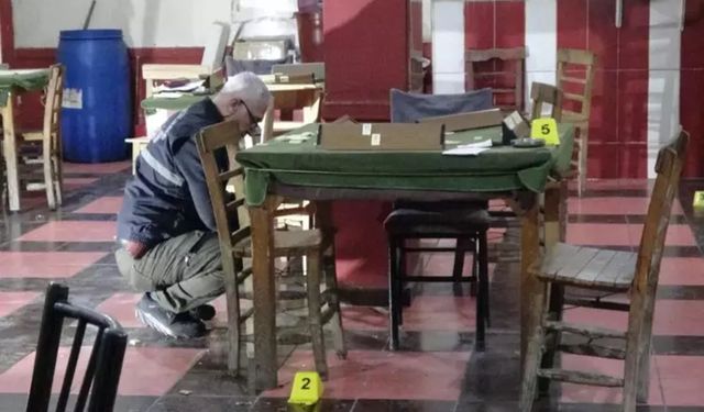Okey masasına kurşun yağmuru!