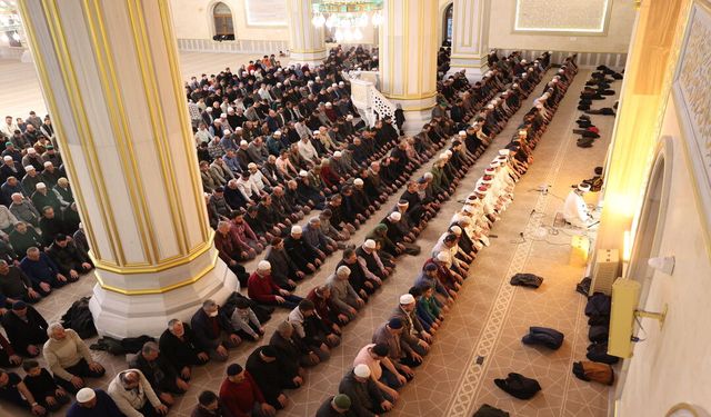Nevşehir'de Enderun usulüyle teravih namazı kılındı