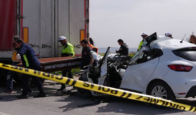 İzmir'de feci kaza!