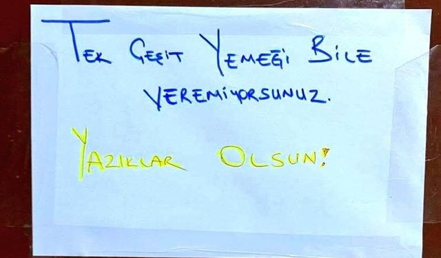 Diyarbakır'da KYK'da yemek protestosu
