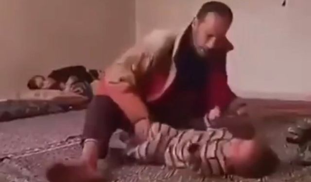 2 Yaşındaki çocuğa öldüresiye şiddet!