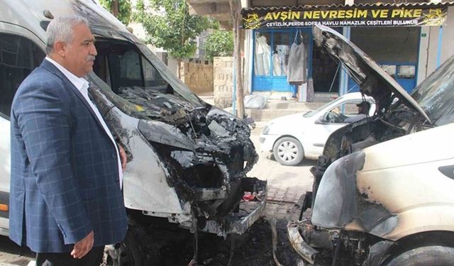 Şanlıurfa'da korkutan kundaklama! 9 araç küle döndü