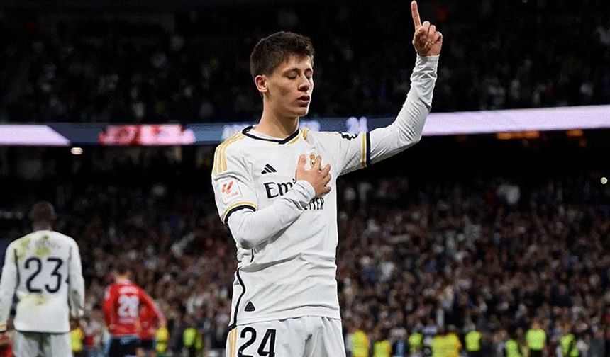 Real Madrid'de ayın oyuncusu Arda Güler!