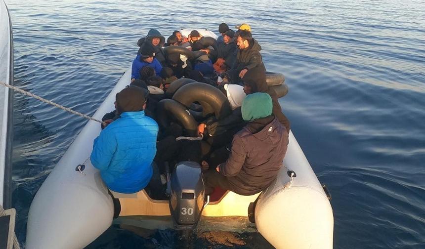 Çanakkale açıklarında büyük operasyon: 37 düzensiz göçmen yakalandı