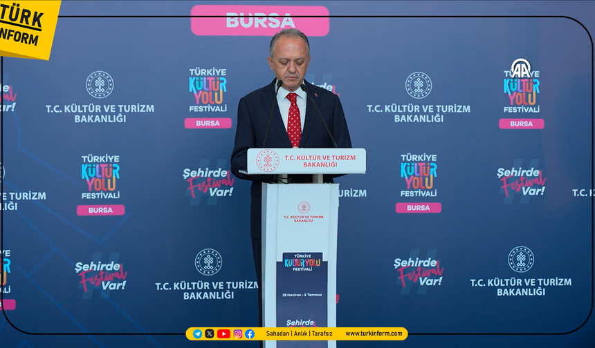 Bursa'da Türkiye Kültür Yolu Festivali başladı