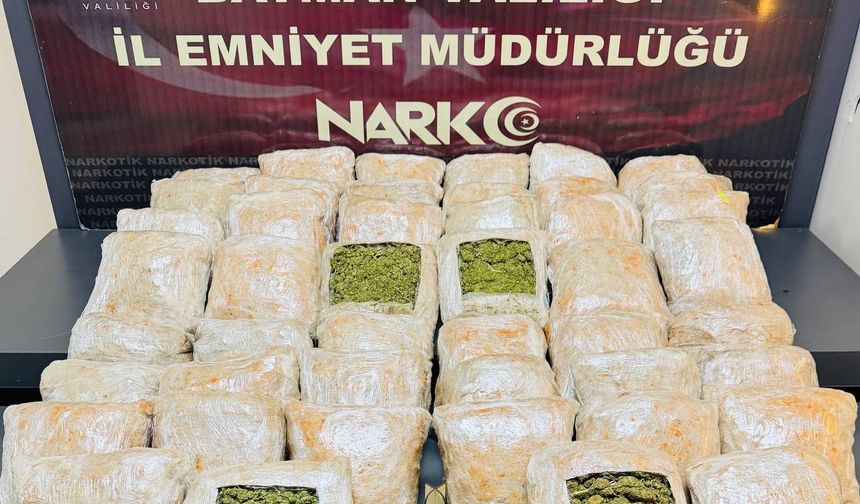 Batman’da 27 kilo Sentetik uyuşturucu!