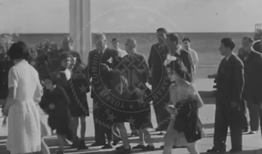 Atatürk'ün tarihi anları! İlk kez yayınlandı