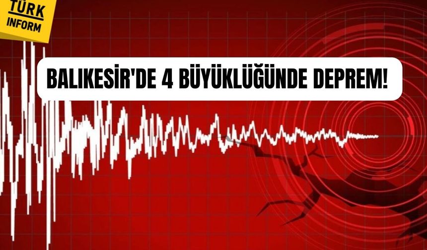 SON DAKİKA | Balıkesir Sındırgı’da deprem!