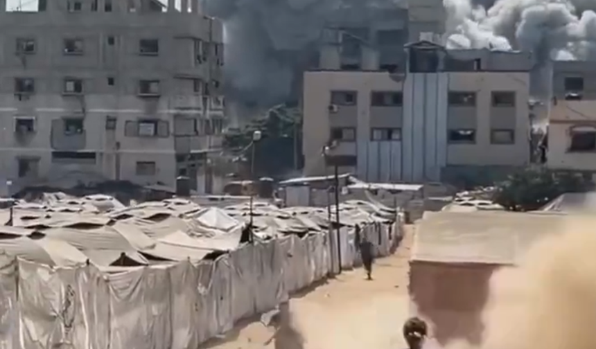 İsrail'in hava saldırısında çocuklar ölümden döndü