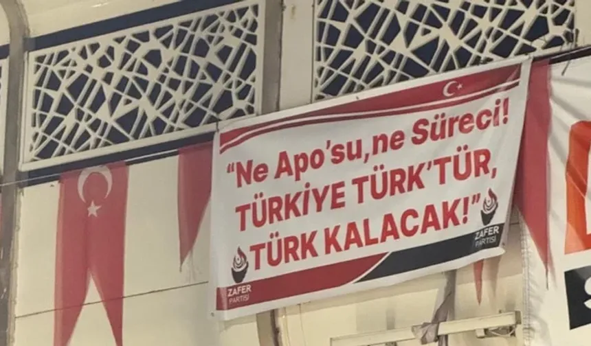 "Ne Apo'su, Ne Süreci!" pankartı Elazığ'da kriz yarattı!