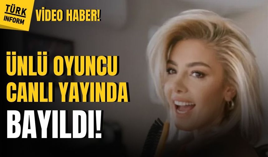 Sanatçı Burcu Binici canlı yayında bayıldı! Cnbc-e ekranlarında korkutan anlar