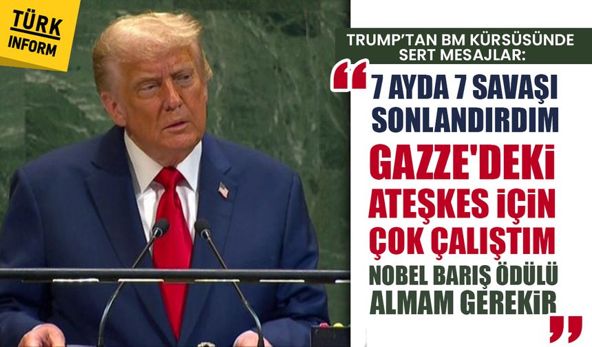 Donald Trump, BM kürsüsünden açıklamalarda bulundu