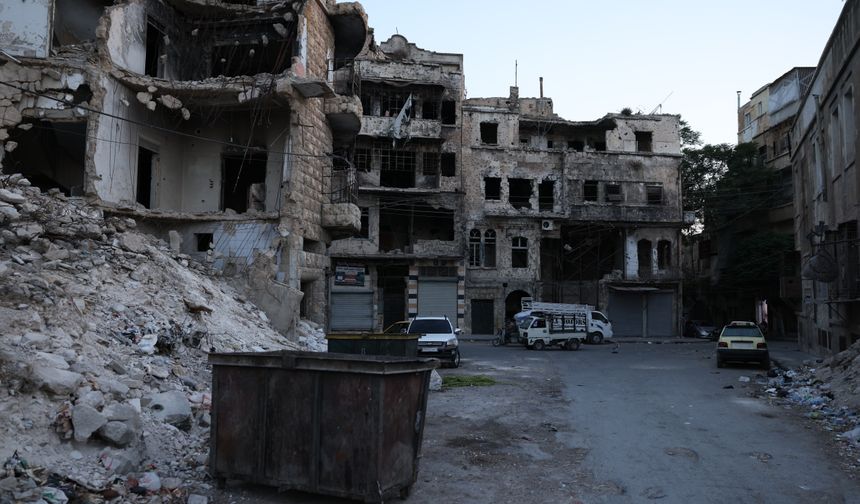 Halep'te savaş izleri ve günlük yaşantı