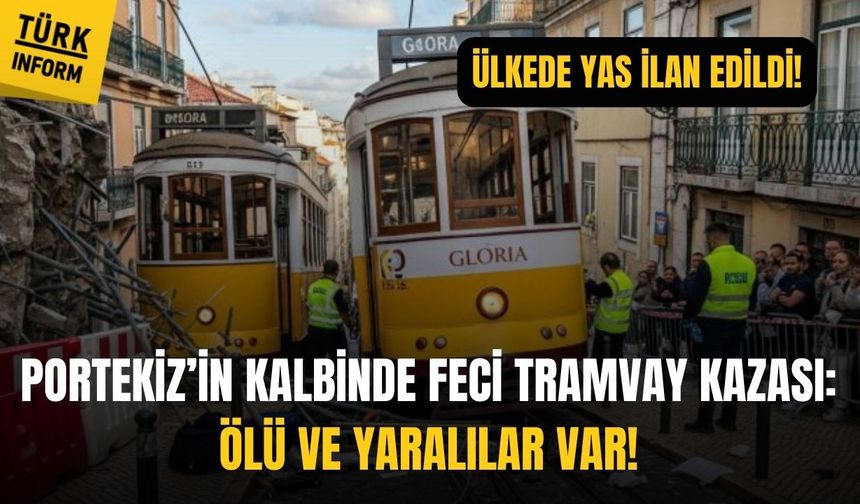 Lizbon’da feci tramvay kazası: Ölü ve yaralılar var!