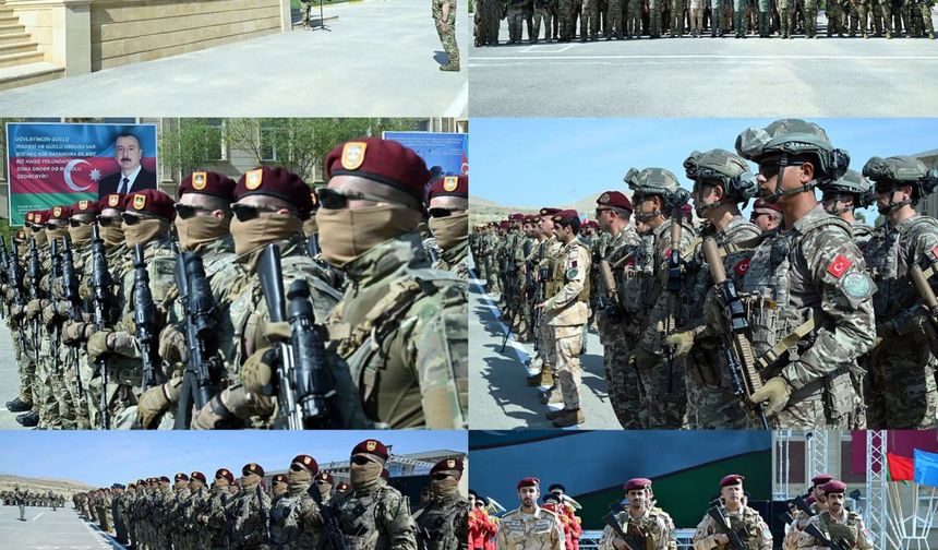Bakü'de 'Sınırsız Kardeşlik' tatbikatı!