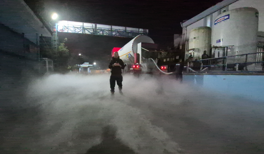 Bartın’da korku filmini aratmayan görüntüler! Hastane önünde oksijen sızıntısı paniği