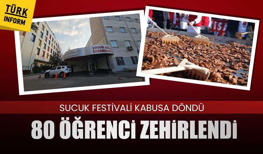 Kayseri'de ortaokulda zehirlenme paniği: 80 öğrenci hastaneye kaldırıldı