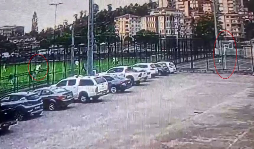 Futbol sahasında şut çekti, Basket sahasında sayı oldu!