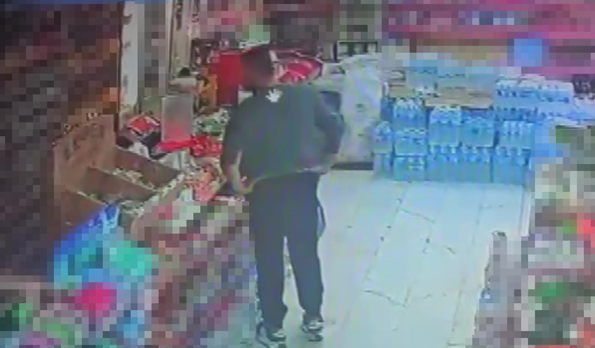 Kasada duran cep telefonunu çaldı: o anlar kamerada